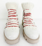 Christian Louboutin Shearling Combat Boots Size 11