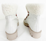 Christian Louboutin Shearling Combat Boots Size 11