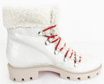 Christian Louboutin Shearling Combat Boots Size 11