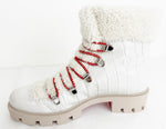 Christian Louboutin Shearling Combat Boots Size 11