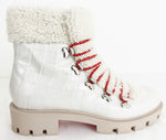 Christian Louboutin Shearling Combat Boots Size 11