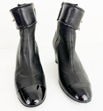 Chanel 2020 Cap-Toe Boots Size 11