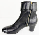 Chanel 2020 Cap-Toe Boots Size 11