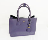 Prada Saffiano Leather Double Tote