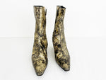 Chanel Gold Boots Size 7