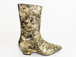 Chanel Gold Boots Size 7