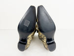 Chanel Gold Boots Size 7