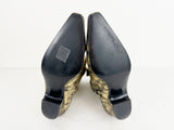 Chanel Gold Boots Size 7