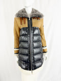 Moncler Cygne Shearling Down and Lamb Coat Size XS-S