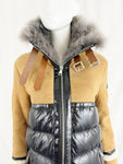 Moncler Cygne Shearling Down and Lamb Coat Size XS-S