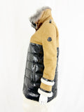 Moncler Cygne Shearling Down and Lamb Coat Size XS-S