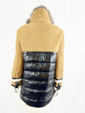 Moncler Cygne Shearling Down and Lamb Coat Size XS-S