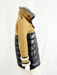 Moncler Cygne Shearling Down and Lamb Coat Size XS-S