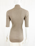 NEW Brunello Cucinelli Metallic Cashmere Top Size M