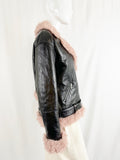 Sandy Liang Lamb Shearling Jacket Size S