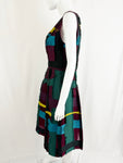 Carolina Herrera Colorblock Dress Size 10