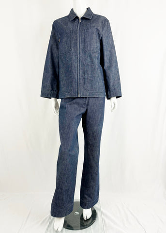 1999 Chanel Denim Suit W/Pants Size M/8