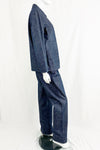 1999 Chanel Denim Suit W/Pants Size M/8