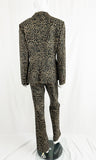 Moschino Cheetah Print Pant Suit Size M/L