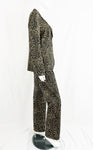 Moschino Cheetah Print Pant Suit Size M/L