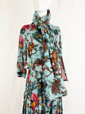 NEW Samatha Sung Midi Dress w/Belt and Scarf Size 6