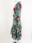 NEW Samatha Sung Midi Dress w/Belt and Scarf Size 6