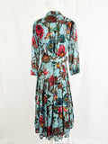 NEW Samatha Sung Midi Dress w/Belt and Scarf Size 6