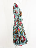 NEW Samatha Sung Midi Dress w/Belt and Scarf Size 6