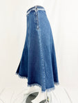 Sportmax Denim Maxi Skirt Size S