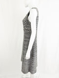 St. John Couture Hand Beaded Dress and Jacket Set Size S