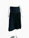 Chanel Knit Pleated Skirt Size M