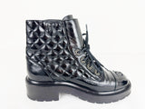 Chanel Quilted Ankle Boots Size 8