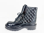 Chanel Quilted Ankle Boots Size 8