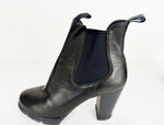 Prada Leather Ankle Boots Size 10