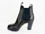 Prada Leather Ankle Boots Size 10