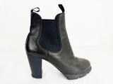 Prada Leather Ankle Boots Size 10