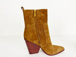 NEW Veronica Beard Suede Western Boots Size 10