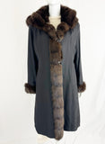 Maximilian Reversible Sable Coat Size 8