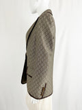 Gucci GG Cotton/Wool Blazer Size 8