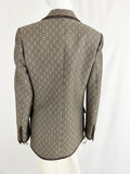 Gucci GG Cotton/Wool Blazer Size 8