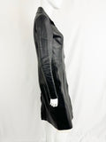 Gucci Long Leather Coat Size S