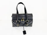 NEW Yves Saint Laurent Leather Satchel