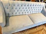 Duralee Velvet Tufted Sofa