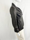 Akris Leather Perforated Jacket Size 4