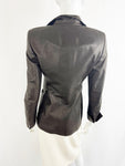 Akris Leather Perforated Jacket Size 4