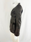 Akris Leather Perforated Jacket Size 4