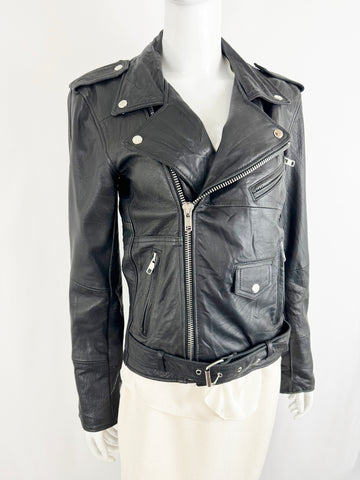 Deadwood Leather bomber Jacket Size XS