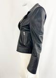 IRO Leather Moto Jacket Size S