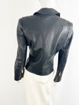 IRO Leather Moto Jacket Size S
