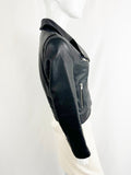 IRO Leather Moto Jacket Size S